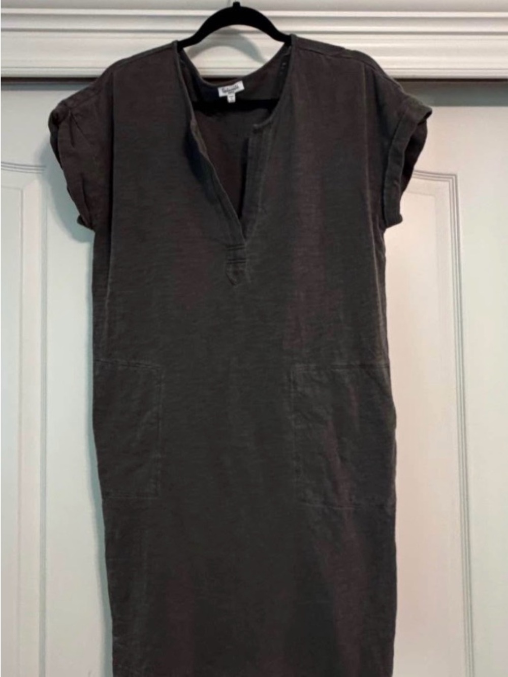Splendid Gray Cotton Shift Dress- size S